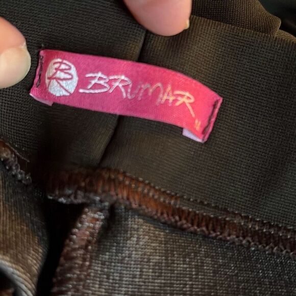 Brumar  size M Ponte knit leggings made in Brazil  Hunter green - Picture 5 of 8